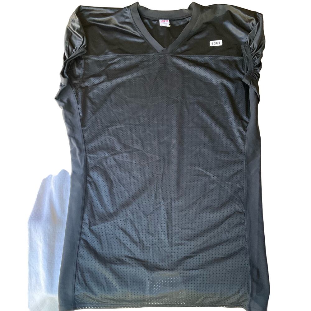 A4 Women’s Short Sleeve Sport Shirt Size XL, Solid Black